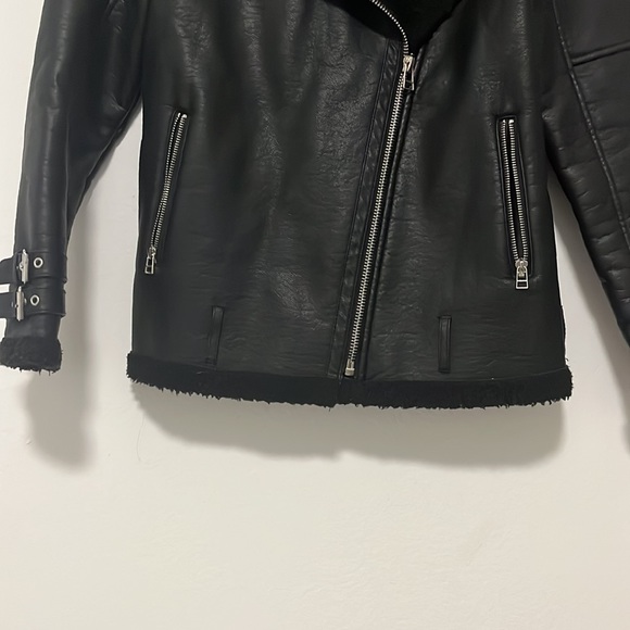 Forever 21 faux leather moto jacket 💫💫 - Picture 2 of 16